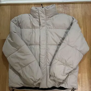 베이지 패딩 자켓