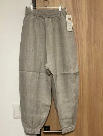 츠하루 바이 사만사 모스모스 린넨 밑단 시보리 팬츠 그레이