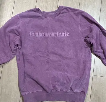 thisisneverthat 퍼플 맨투맨