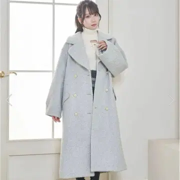 [ rosemuse ] tailored loose coat gray