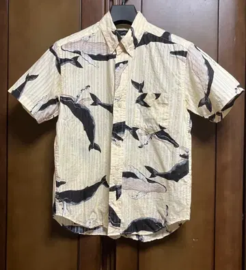 파우더 버튼 다운 셔츠