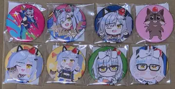 고양이 원패트 캔뱃지 전체 8개 세트 1개 사인 포함