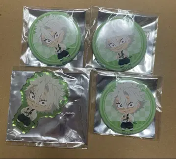 귀멸의 칼날 시나즈가와 사네미 후와포니 아크릴 스탠드 캔뱃지