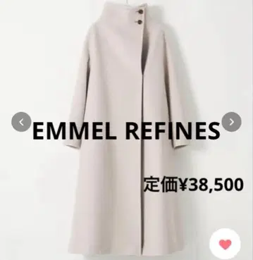 EMMEL REFINES 에멜 리파인즈 스탠드 카라 텐트 코트 S