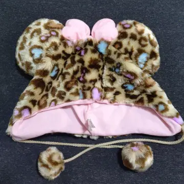 디즈니랜드 시 레오파드 무늬 팬캡