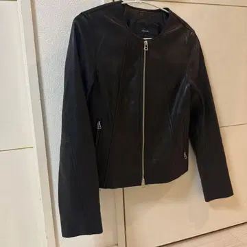 allureville 천연 가죽 레더 자켓 사이즈 2