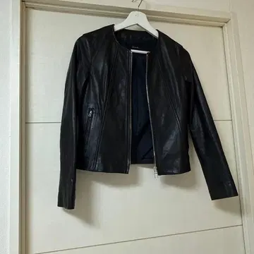 allureville 천연 가죽 레더 자켓 사이즈 2