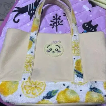 러브러리 바이 페이 레몬 도트 치이카와 토끼 백