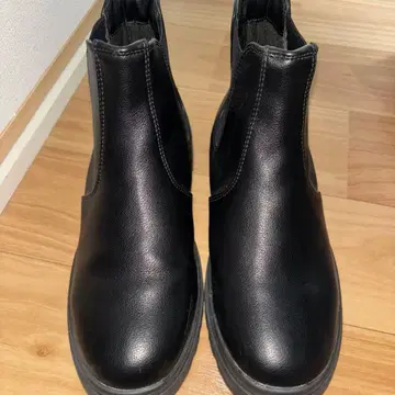 사이드 고어 부츠 블랙 24.5cm EEE