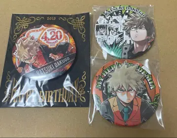 히로아카 컬렉션 캔뱃지 HEROES 벌스데이 캔뱃지 바쿠고 카츠키