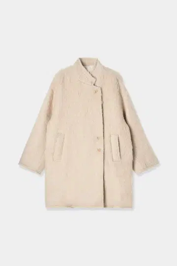 [ 완판템 ] louren shaggy half coat