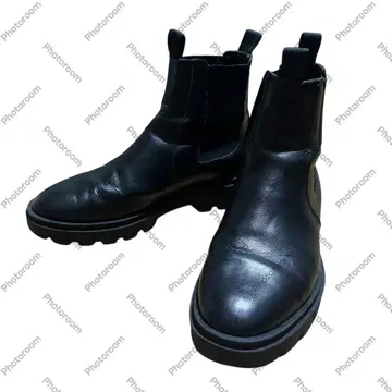 ZARA 첼시 부츠 40 남성용 통굽 사이드고어 블랙