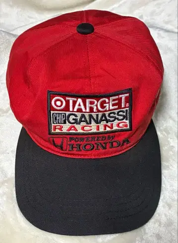 레어 HONDA 레이싱 캡 빨간색 x 블랙