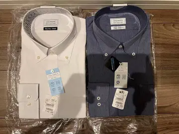 LES MUES 형태 안정 x 스트레치 셔츠 2장 세트 미사용 새상품