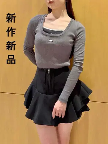 신상 택 포함 새상품 스나이델 레이어드 프릴 미니 스커트 숏 팬츠