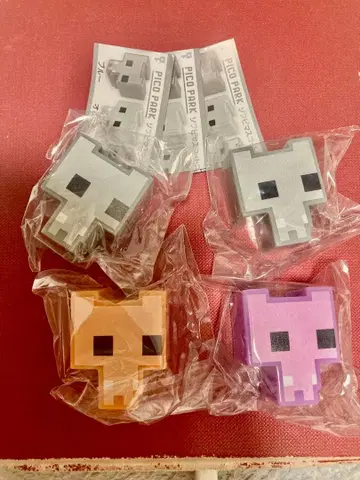 PICO PARK 캡슐 토이 4개 세트