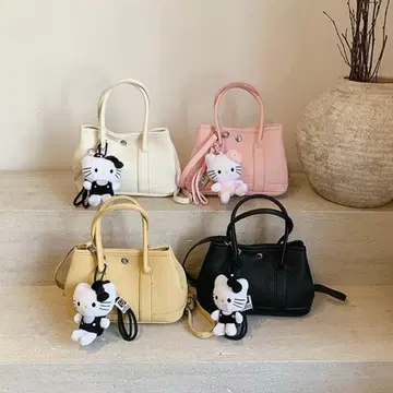 키티 봉제 인형 포함 핸드백
