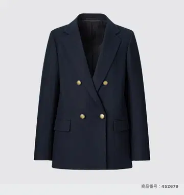더블 자켓 네이비 UNIQLO 유니클로