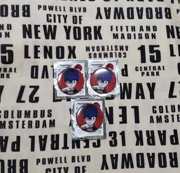 핸드레드 라인 오모카게 유가미 캔뱃지 3개 세트 최종방위학원