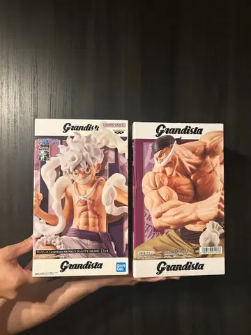 원피스 피규어 2체 세트 루피 흰 수염