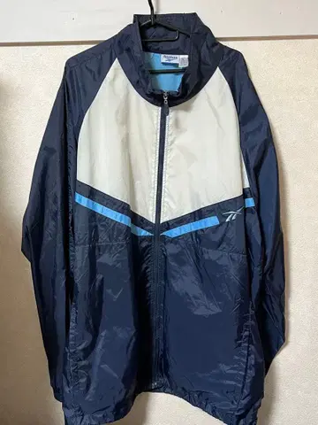 나일론 자켓 네이비/아이보리