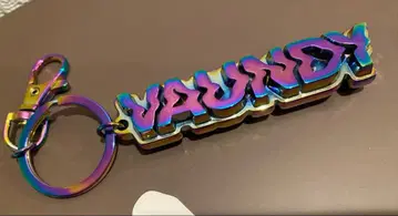 VAUNDY 오로라 레인보우 컬러 키링