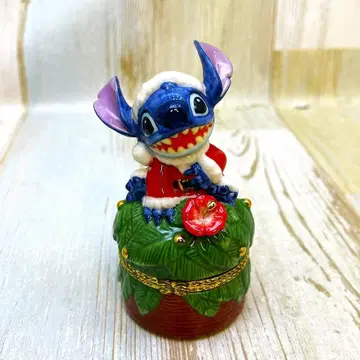 릴로 & 스티치 산타 스티치 크리스마스 힌지 박스 피규어