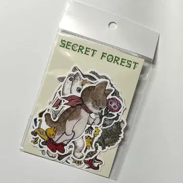 히구치 유코 한국 한정판 시크릿 포레스트 비밀의 숲 스티커 씰