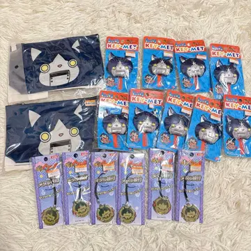 3 요괴워치 로보냥 페이스 파우치 봉제 인형 키케이스 메탈 가격 책정