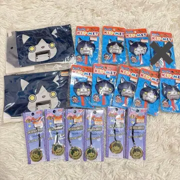 3 요괴워치 로보냥 페이스 파우치 봉제 인형 키케이스 메탈 가격 책정