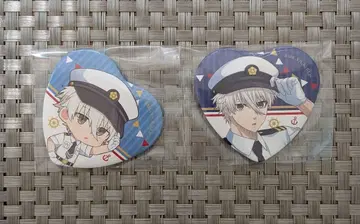 나기 세이시로 캔뱃지 마린룩 2점