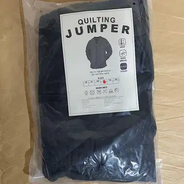 새상품 칼카리 한국 블랙 105 이너 다운 퀼팅 점퍼