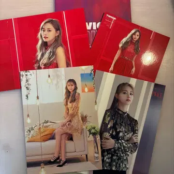 TWICE TWICELIGHTS 쯔위 포토카드 4장 세트