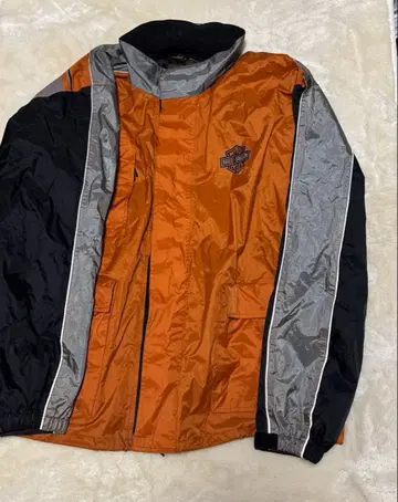 할리 데이비슨 롱 자켓 후드 수납 타입