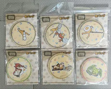 구데타마 x 몬스터 헌터 캔뱃지 6개 미개봉