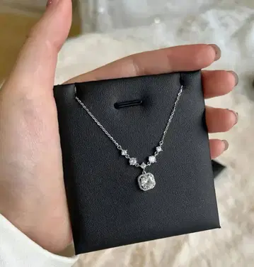 FJ 고품질 큐빅 지르코니아 오벌 컷 목걸이