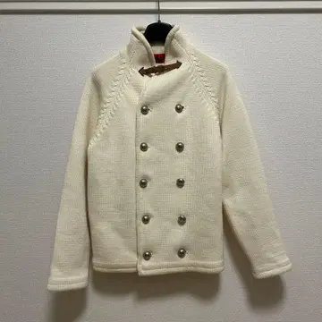 ERAL55 에랄 니트 블루종 L 화이트