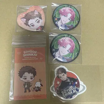 신카이센 아이자와 시노부 캔뱃지 특전 난자타운 산리오 AGF