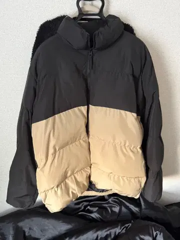 AZUL by MOUSSY 다운 자켓 M 사이즈 블랙/베이지