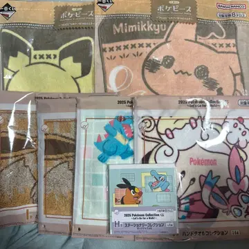 포켓몬 포켓피스 제일복권 핸드 타월 세트