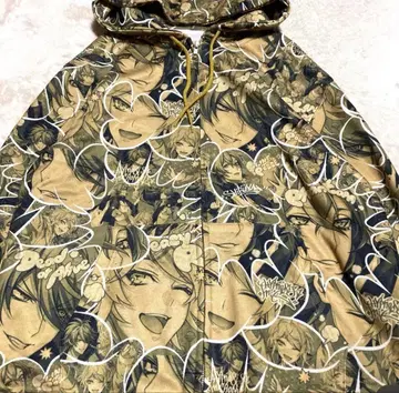 히프마이 R4G 콜라보 후드티 란마루 겐타로 테이토 FlingPosse