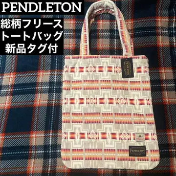 PENDLETON 펜들턴 올 패턴 플리스 토트백 택 포함 새상품