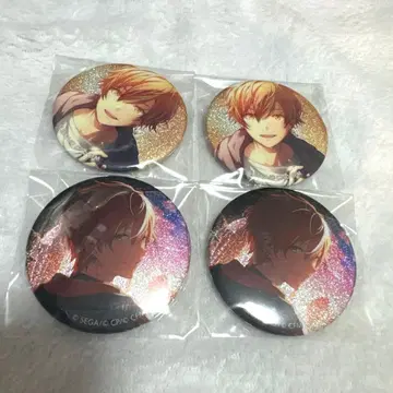 시노노메 아키토 글리터 캔뱃지 4개 세트