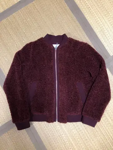 미사용 새상품 Pizzo Bianco 와인색 보아 블루종