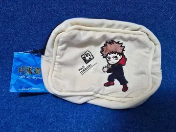 라운드원 한정판 주술회전 스퀘어 파우치 이타도리 유우지 1