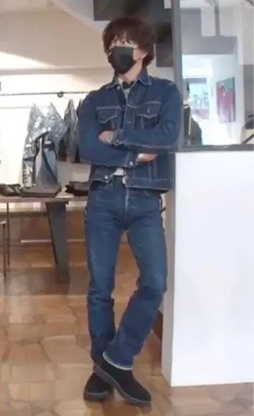 기무라 타쿠야 착용 MINEDENIM 데님 자켓 G 사이즈 3