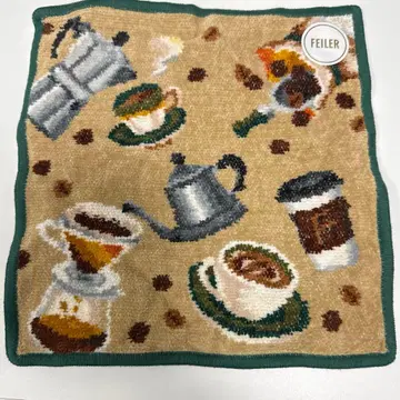 미사용 새상품 페이 손수건 커피 블레이크