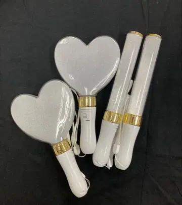 하트 응원봉 2개와 응원봉 2개 세트