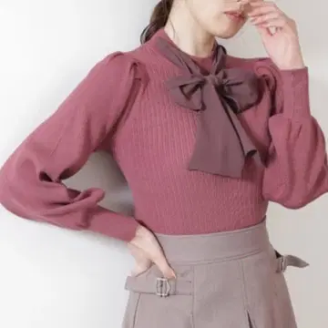 질스튜어트 보타이 리본 니트 보타이 니트