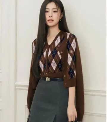 시착만 한 상품 스나이델 snidel 아가일 가디건